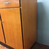 Light wood and Formica 1960 tray