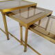 Brass pull-out tables