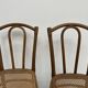 Duo de chaises bistrot anciennes Thonet avec estampille