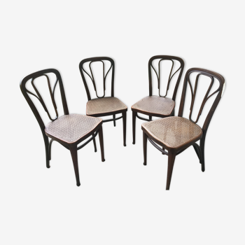 Lot de 4 chaises Thonet