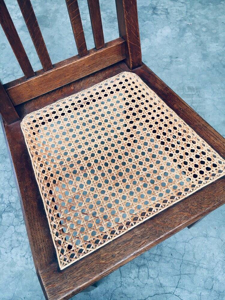 Early 20th Century Art Deco Dining Chair Set, 1920s, Set of 3