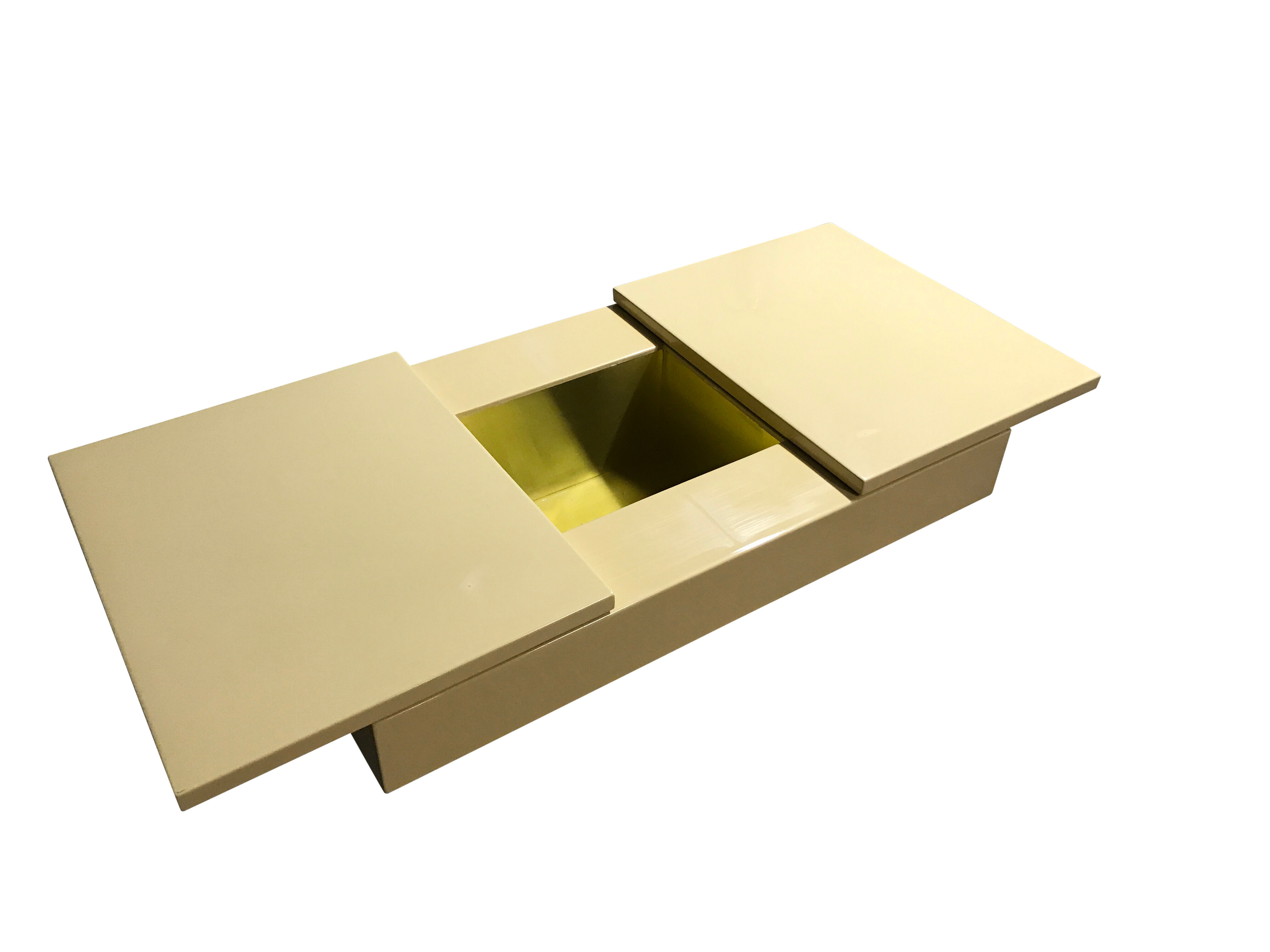 Vintage hidden bar coffee table, 1970s