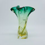 Murano Italy blown glass vase