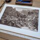 Vecchio Valley, vintage Corsica, photo plate printed in 1935.