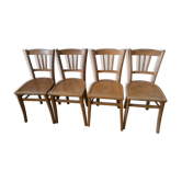 Set of 4 baumann style bistro chairs