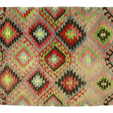 Anatolian handmade kilim rug 284 cm x 178 cm