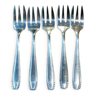 5 ercuis dessert forks