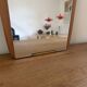 Beautiful vintage Danish mirror with nice brass details