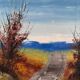 Vintage original landscape oil painting