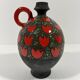 Alvino Bagni pottery vase Tulipani Rossi, Italy
