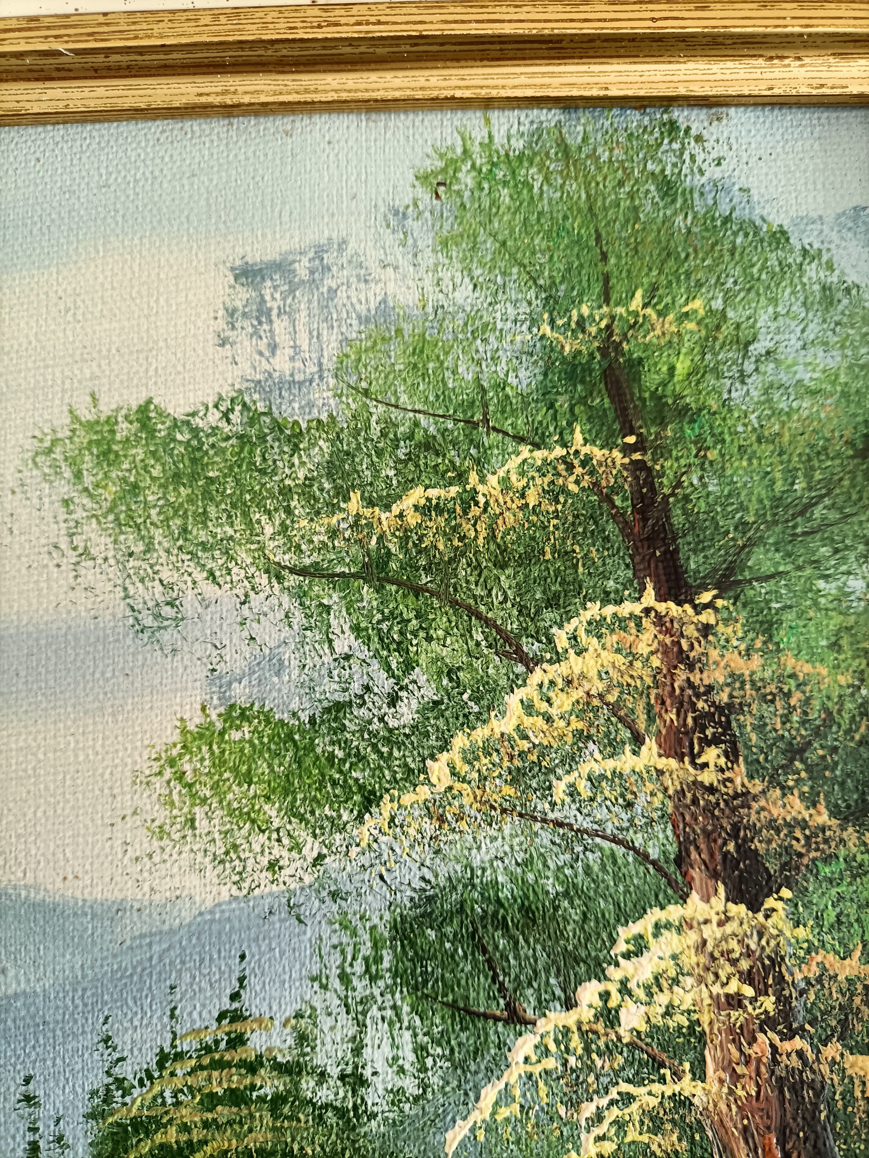 Landscape painting signed Cuoper