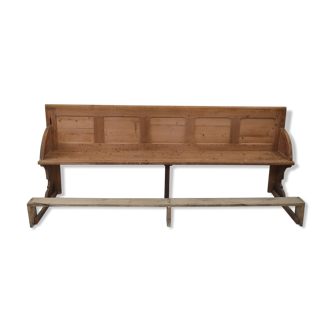 Old church bench