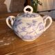 Sarreguemines porcelain sugar bowl from the late 19th century