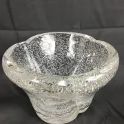 Vase en verre bullé Daum