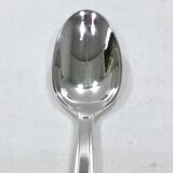 12 mocha spoons silver metal flag