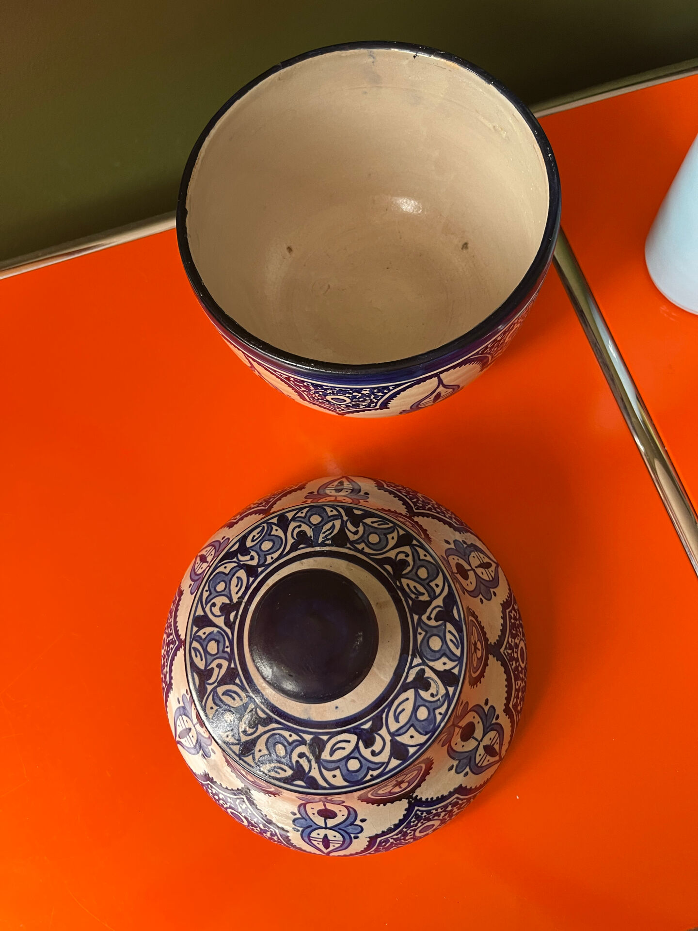 Ancient ceramic pot from Fès.
