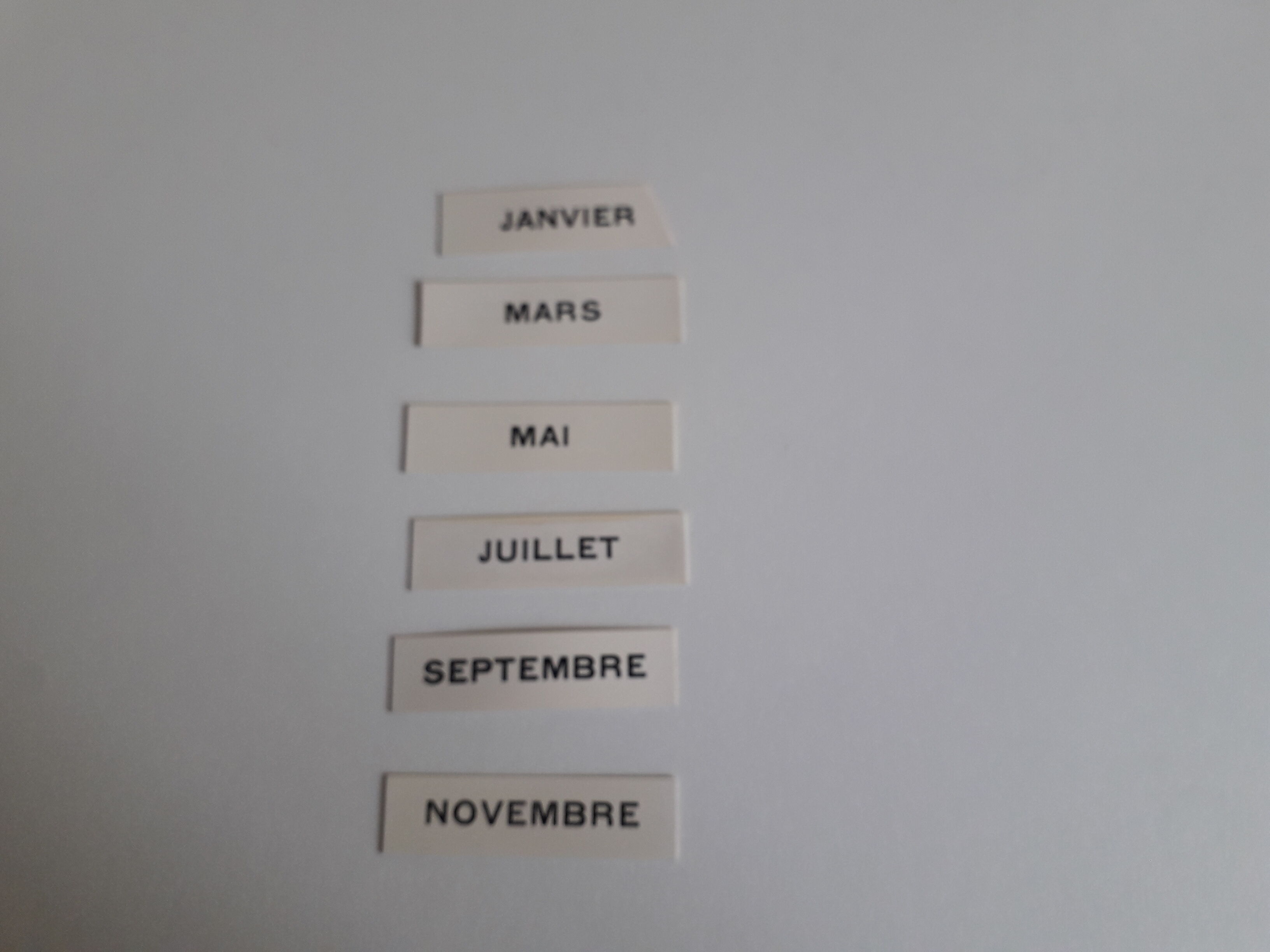 Calendrier perpétuel Art déco Mistral