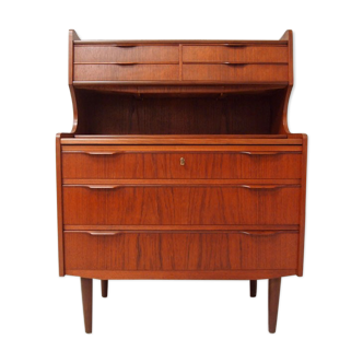 vintage danish teak chest of drawers bureau