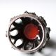 Ceramic photophore candle holder Glit Iceland Lava, 60s