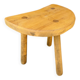 Wooden mountain shepherd tripod stool.