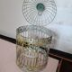Weathered iron birdcage