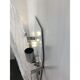 Clear graniglia “leaf” murano glass wall sconce by simoeng