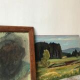 Landscape oil painting