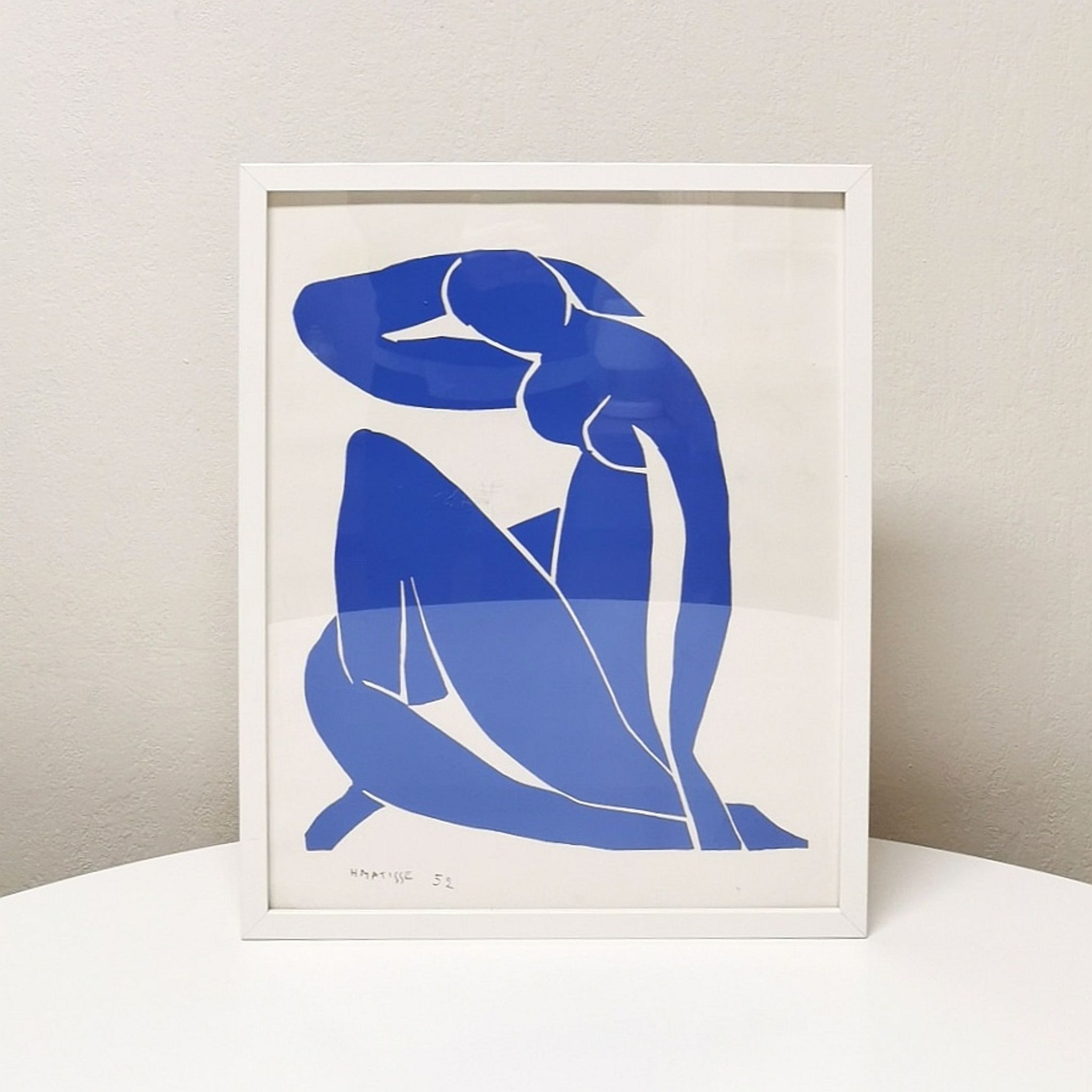 Poster/lithograph "Nu Bleu", Henri Matisse, 1993