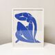 Affiche/ lithographie "Nu Bleu", Henri Matisse, 1993
