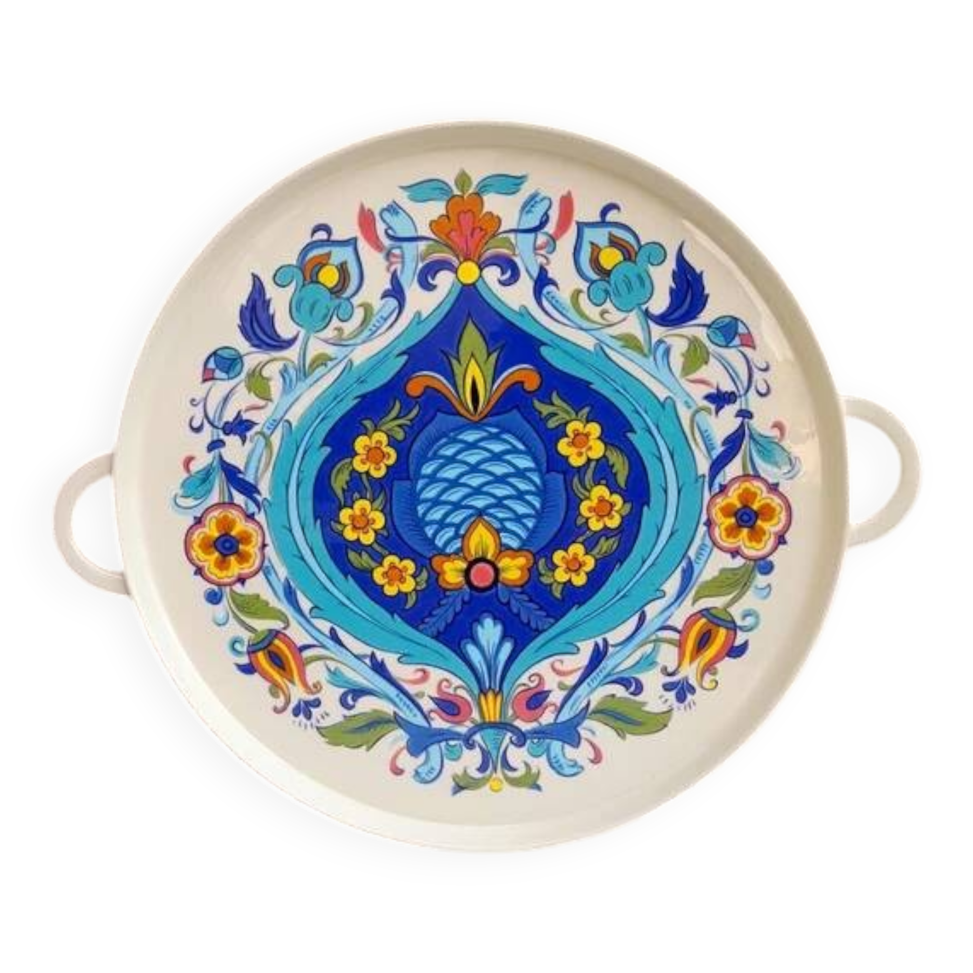 Villeroy and Boch tray, Izmir decor, 1973