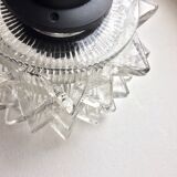 Chiseled glass hanging