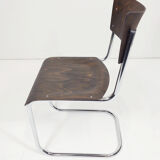 Chaise tubulaire en acier cantilever par Mart Stam