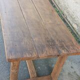 Solid oak farmhouse table