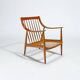 Danish Armchair in Teak & Oak by Pater Hvidt Mid Century