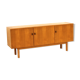 Vintage teak sideboard with doors and drawer made in the 1960s