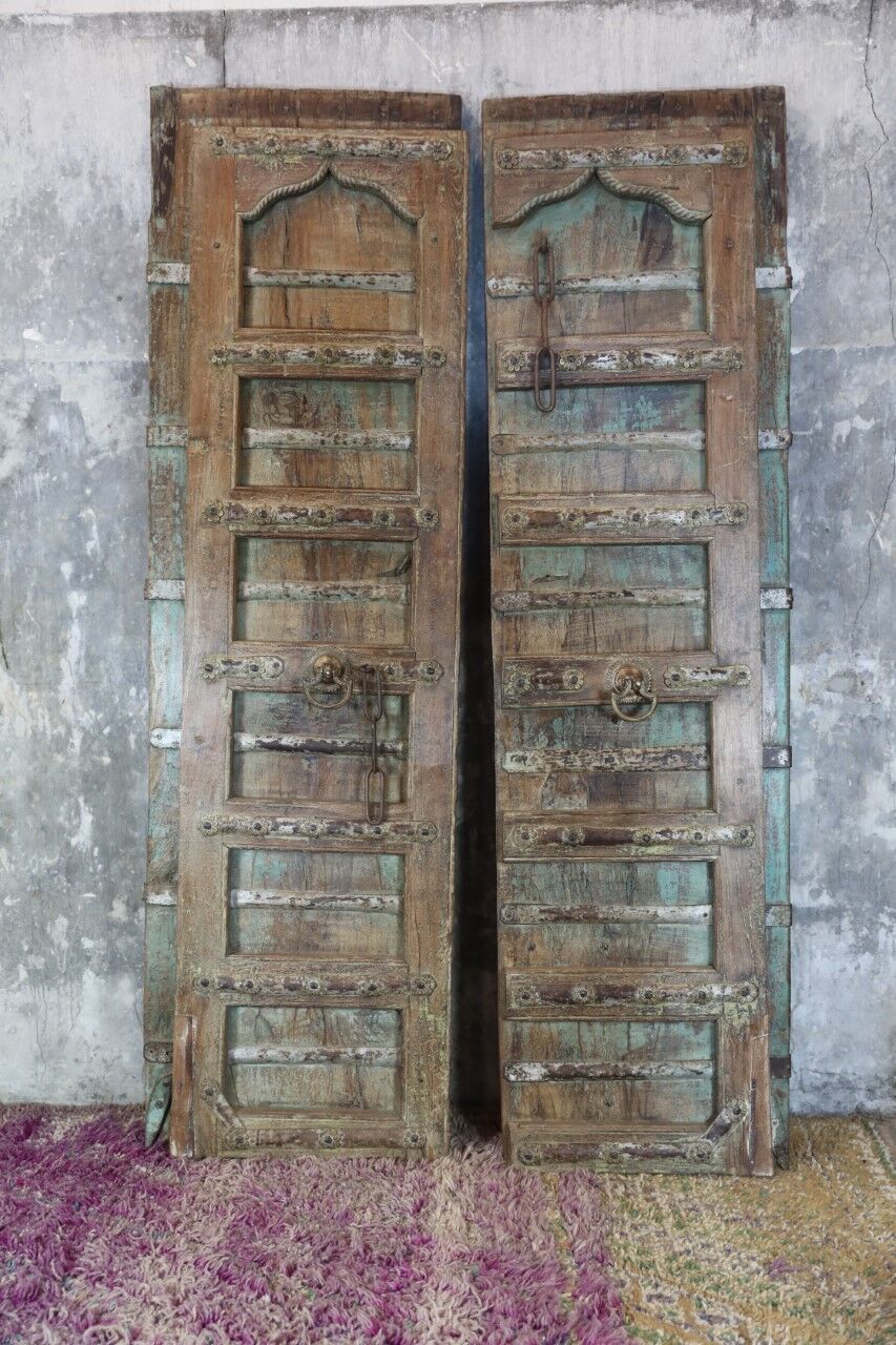 Double leaf Indian door