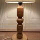 Lampe bois massif 1960 "design scandinave".