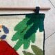 Parrot decor wall rug - Work of the Brazilian artist VAC - 1989