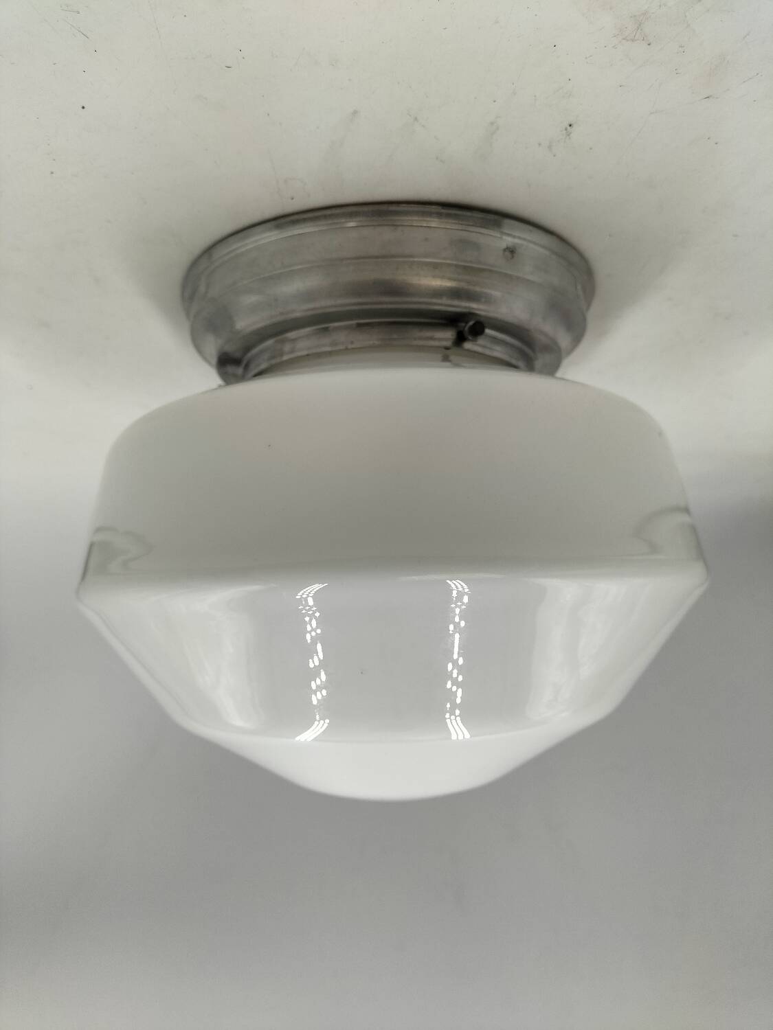Opaline glass ceiling light