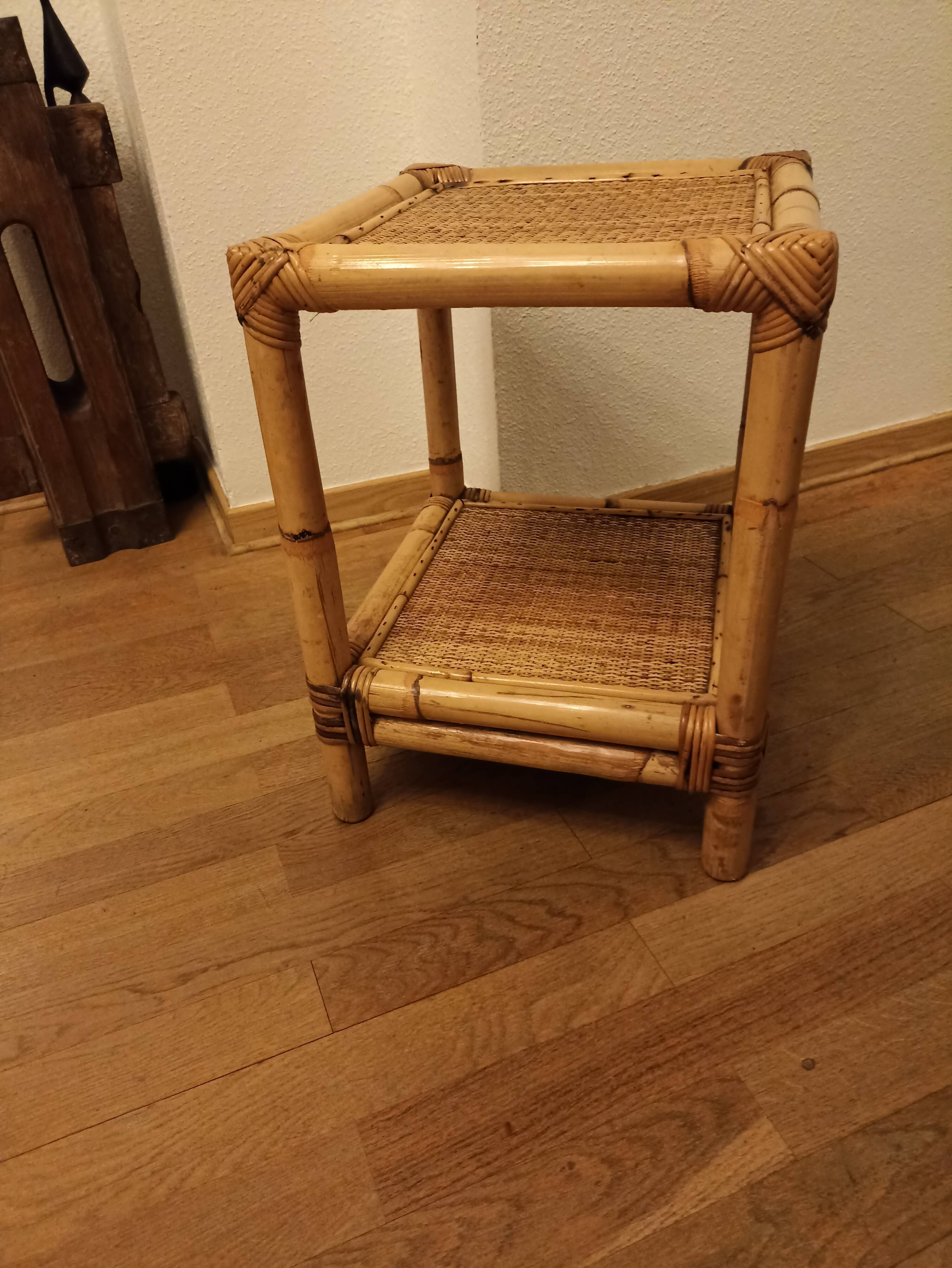 End sofa bamboo cannage