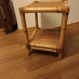 End sofa bamboo cannage
