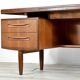 Danish style mid-century teak desk Kofod Larsen for G-Plan
