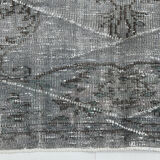 6x8 dark gray classic vintage rug,176x256cm