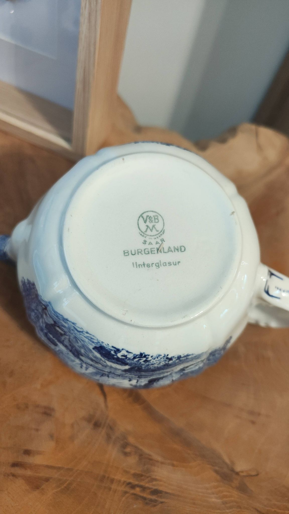 Villeroy & Boch "Burgenland" blue service trio – Vintage