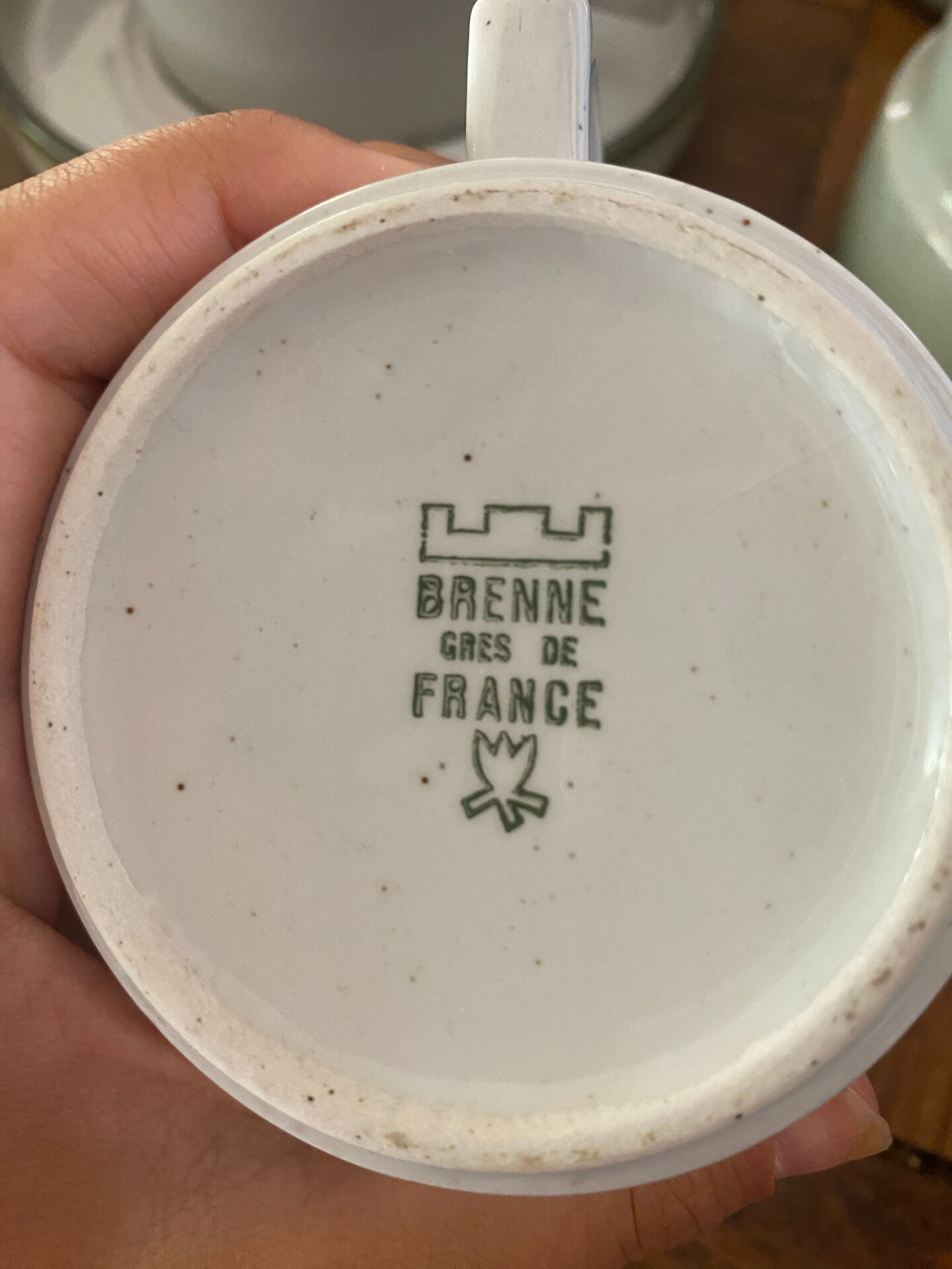 Service à café en grès de brenne