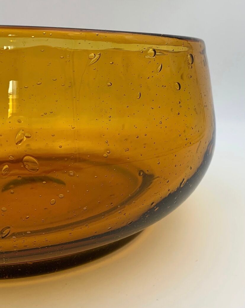 Vintage sangria, glass punch cut Biot, 1970s