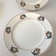 Nine dessert plates Moulin des loups - Hamage
