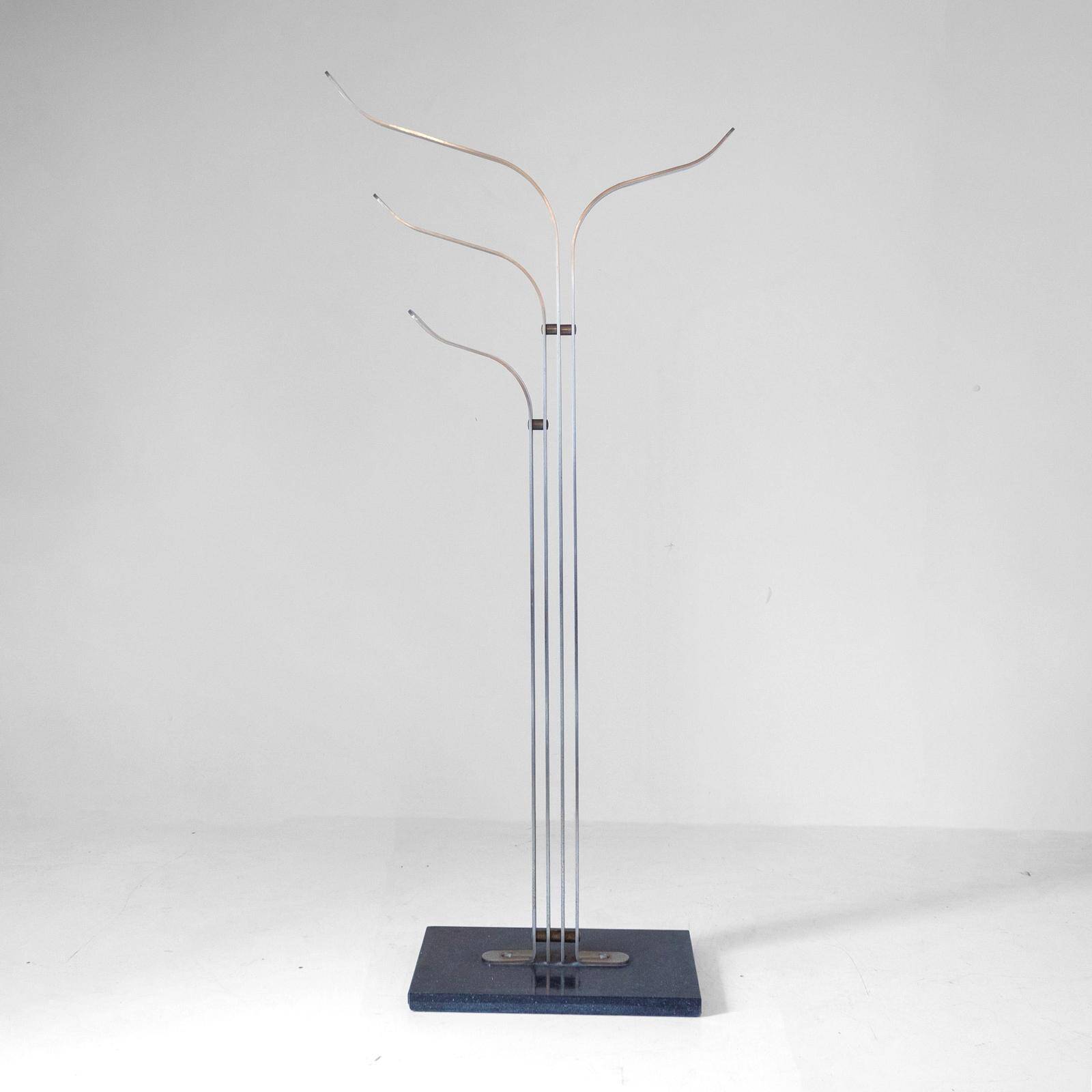 Midcentury modern sculptural Italian coat rack, Acerbis design
