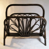 Rattan magazine holder