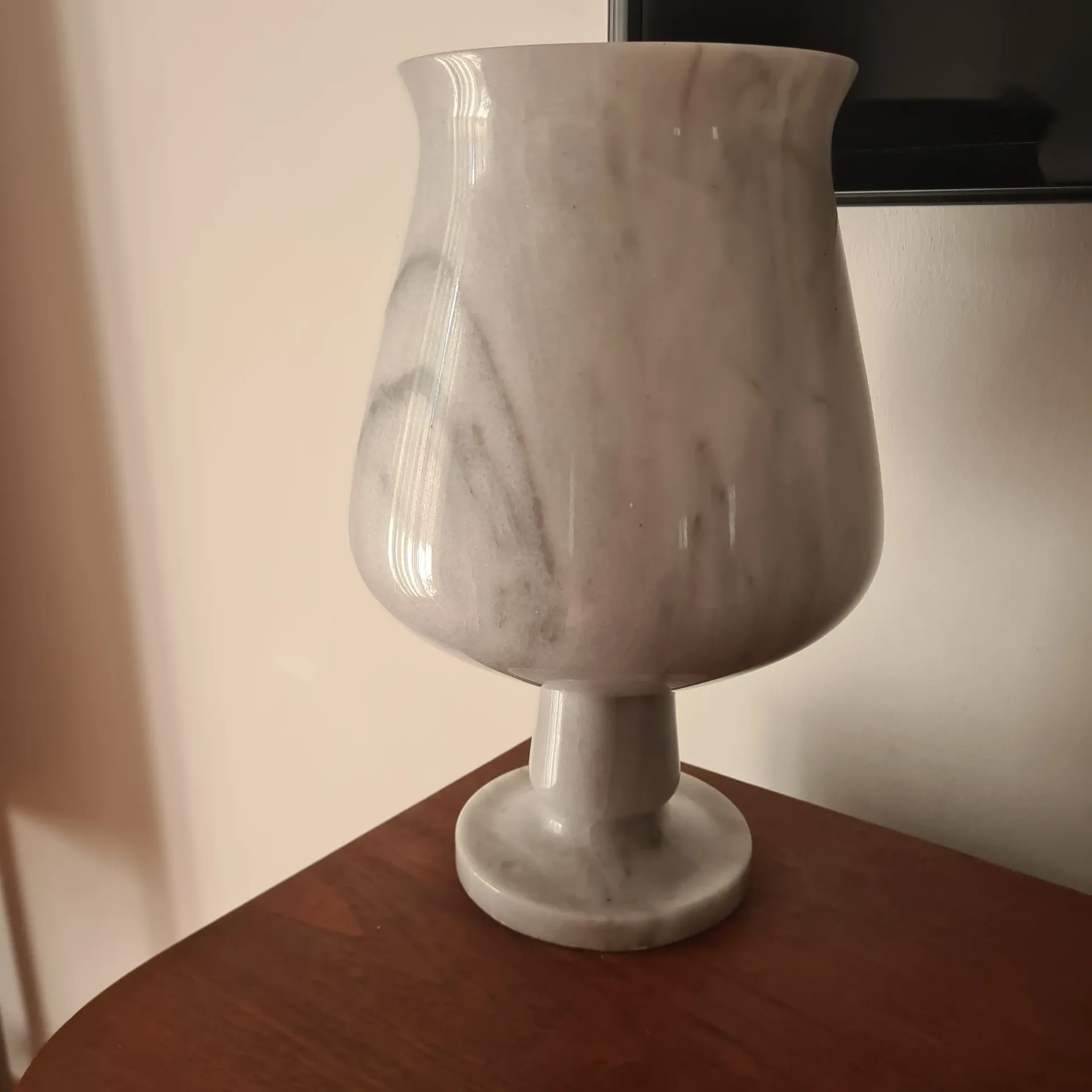 Lampe de table en marbre année 60